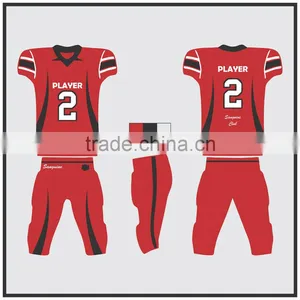 Custom Fully Spandex Integrated Sublimated American Football Uniform With Free Mock Ups and Free Samples thumbnail-3