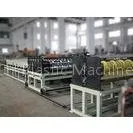 Plastic PC Roof Sheet Single Screw Extruder Machine Ce 1220mm , 1130mm thumbnail-1