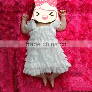 Factory Price Children's Summer Sweet Bow Multi Level Lace Cheap Tutu Pettiskirt Girls Skirt for Wholesale thumbnail-1