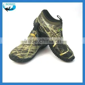 2015 Hot Selling Men's Neoprene Rubber Camo Low Shoes Waterproof Boots thumbnail-3