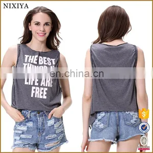 Super Thin Rayon Fabric Grey Print Tops Latest Short Top Designs For Women thumbnail-1
