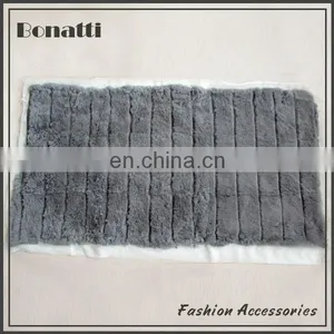 High Quality Dyed Rabbit Fur Plate thumbnail-1