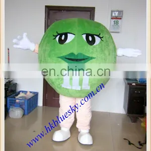 Adult Green M&M'S Mascot Costumes thumbnail-1