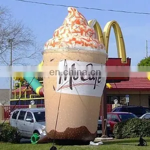 2012 Hot Sale Cafe Advertising Inflatable Cartoon for Decorate or Publicity thumbnail-1