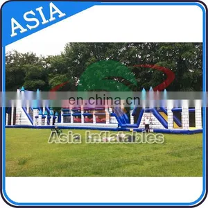 Crazy Team Work Sport Games Giant Inflatable Obstacle Course Inflatable Obstacle Run Race For Adult thumbnail-3