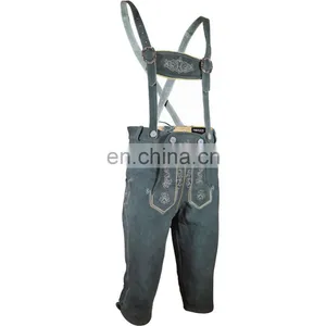 Knee Lederhosen, Trachten Lederhosen, Bavarian Clothing, Bavarian Lederhosen (Oktoberfest Clothing) thumbnail-2