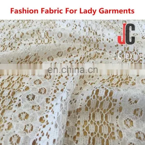 Hot Sale Elegant Cotton Nylon Lace Fabric for Lace Dress Fabric thumbnail-1