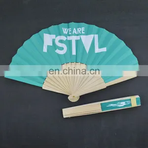 23cmL Personalized Spanish Wooden Hand Fans for Event thumbnail-1