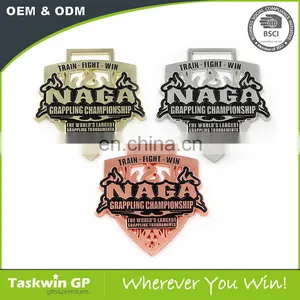 Promotional Cheap Customized Your Own Design Gold Brass Souvenir Award Sport Medal thumbnail-2