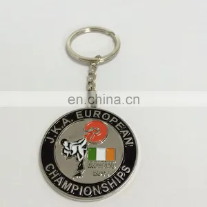 Custom Metal Key Chain With Custom Logo in Soft Enamel or Resin Key Chain thumbnail-2