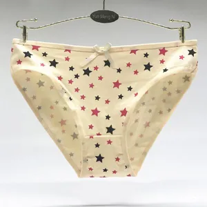 Yun Meng Ni Sexy Underwear Pretty Five Star Printed Panties Cotton Women's Sexy Briefs thumbnail-5