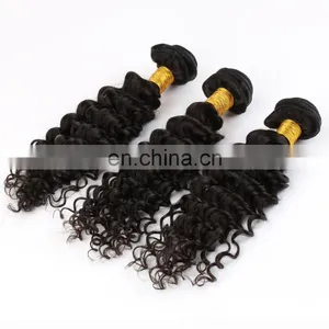 Cheap Straight Hair Weave Deep Curl Brazillian Human Hair thumbnail-3