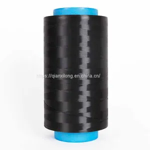 Black UHMWPE Colored Yarn,bulletproof HMPE /HDPE Fiber thumbnail-1