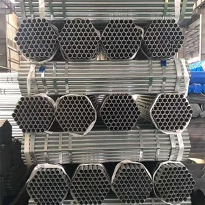 China Manufacturer Q195 ERW Pre Galvanized Round Steel Pipe for Greenhouse thumbnail-4
