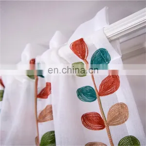Professional China Flower Sheer Window Curtain 2015 With Best Quality and Low Price thumbnail-3