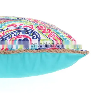 China Factory Paisley Printed Square Outdoor Pillow Decoration thumbnail-4