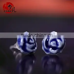 2015 New Models of Small Gold Earrings Zircon Earring Designs for Women thumbnail-3