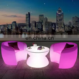 Plastic Portable Bar Furniture Illuminated Led Bar Counter thumbnail-5