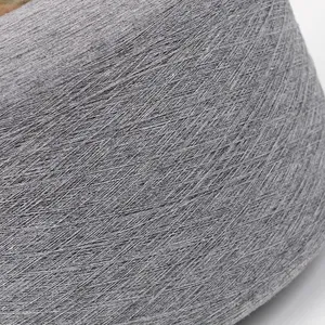 Ne 12/1 Nm20/1 Gray 60/40 Poly Cotton Yarns Knitting Open End Regenerated Yarn Eco-Friendly Recycled Cotton Yarn thumbnail-4