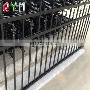 Cheap Wrought Iron Fence Steel Welded Picket Fence thumbnail-3