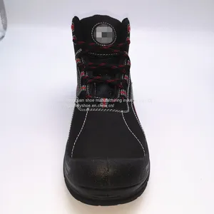 S1P/S3 SAFETY SHOES NUBUCK LEATHER MIDDLE CUT RT6868 thumbnail-4