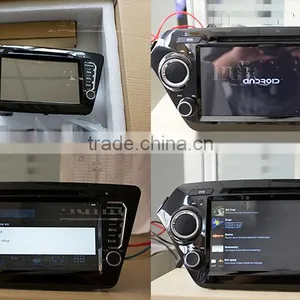 Car Factory 1024*600 Screen Auto Radio for Kia K2 RIO GPS 3G WIFI Android 4.2.2 CAR DVD GPS 3G WIFI FOR KIA K2 RIO 2011-2012 thumbnail-2