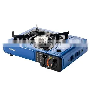 Hot Selling Aluminum Portable Camping Gas Stove With Pan thumbnail-1