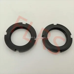 Customized Rolling Bearing Round Lock Nut Material EN AW-7075 Anodize Black For Motorcycle or Automotive thumbnail-2