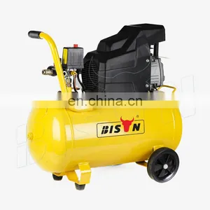 Bison China Direct Driven Air Compressor 230V 50Hz 1.7Kw Reciprocating Compressor With Tank thumbnail-3