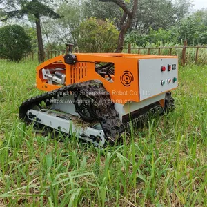 Track Mower, China Bush Remote Control Price, Tracked Robot Mower for Sale thumbnail-1