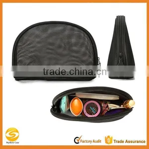High Quality OEM Mesh Travel Toiletry Bag,men Travel Wash Bag,black Cosmetic Travel Bag thumbnail-1