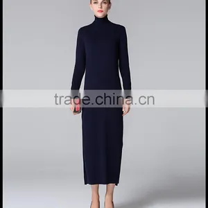 Sexy Split Package Hip Party Knit Sweater Dress for Women thumbnail-1