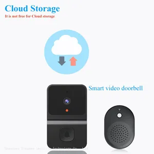 Ringsee Smart Ring Camera Doorbell Battery Video Doorbell Audio Intercom Wireless Door Chimes for Business Home Office Store thumbnail-3