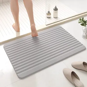 Wave Diatomite Stone Bath Mat Manufacturer - Sheenyoo thumbnail-1