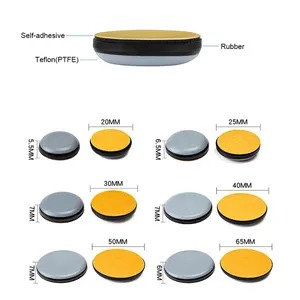 Furniture Slider Gliders Self-Stick Furniture Movers Sliders Strip for Carpet Rectangle Floor Protector Pads Furnitures Moving Pads thumbnail-2