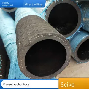 Customized Large-diameter Steel Wire Skeleton Rubber Hose, Reducing Suction and Discharge Hose for Negative Pressure and Wear-resistant Suction and Discharge of Cement Slurry thumbnail-5