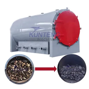 Corn Cob Chicken Manure Carbonization Equipment Coconut Shell Carbonization Furnace EPC thumbnail-1