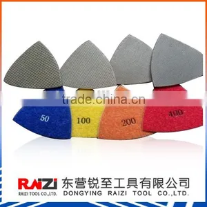 Triangle Electroplated Wet Polishing Pad thumbnail-1