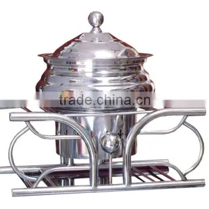 Steel Cheffing Dish, Wedding & Party Utensils, Food Serving Dish, Hot Keeping Dish, Catering Item, Hotel & Restaurant Utensils thumbnail-1