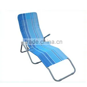 Outdoor Lounger Chair Backrest With Armrest Garden Portable Beach Pool Aluminium Sun Lazy Lounger thumbnail-2
