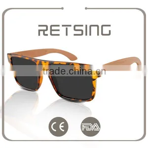 2015 OEM Bamboo Wooden Polarized Sunglasses Cheap Wholesale Sunglasses China Custom Logo Promotional Sunglasses Factory thumbnail-3