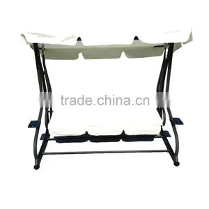 Entertainment Leisure High Quality Luxury Patio 3 Seat Adult Outdoor Garden Swing thumbnail-2