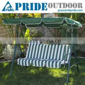 Outdoor Leisure Waterproof Easy 3 Seater Swing Chair Patio Swing Hanging Chair thumbnail-1