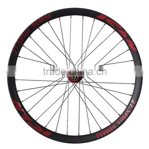 2016 New Carbon Beadless Wheelset 50mm Wide 650b+ Carbon Wheels for 27.5 Plus Bikes Tubeless Compatible Quality Choice thumbnail-6