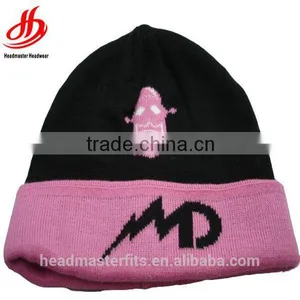 Custom Jacquard Knitted Beanie thumbnail-1