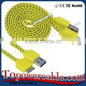 Guangzhou Factory Wholesale Braided Nylon Cell Phone El Usb Data Cable Cords thumbnail-1