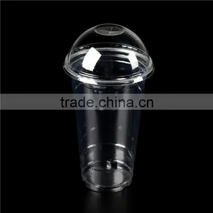 PET Transparent Disposable Plastic Cup With Cover Quality Choice thumbnail-5