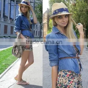 Wholesale Hat Straw Hat for Ladies Fashion Cheap Straw Hat thumbnail-2