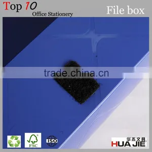 A4 Size 2.5 Inches Case Shape Poly Box File Type Plastic Document Box thumbnail-4