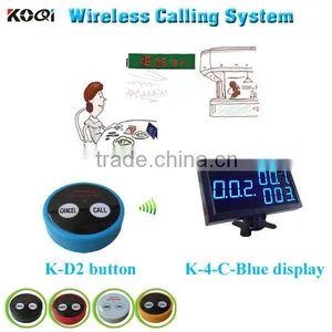 Wireless Service Call Button Pager for Waiter Service Client With Factory Price and Popular in Restaurant thumbnail-1